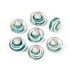 Handmade Lampwork & Brass Core European Beads LAMP-N044-11S-01-1