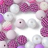 DIY Round Silicone & Acrylic & Berry Beads Making Findings Kits DIY-FS0006-26F-3