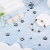 12Pcs 2 Styles Natural Abalone Shell/Paua Shell Beads SHEL-TA0001-40-7