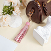 1Pc PU Leather Tassel Keychains KEYC-CL0001-51A-4