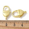 Brass Lobster Claw Clasps KK-F893-04G-3