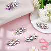6Pcs Glass Rhinestone DIY-WR0001-11B-4