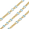 Brass Enamel Figaro Chains CHC-L053-09G-04-1