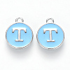Platinum Plated Alloy Enamel Charms LS-ENAM-S118-04T-P-1