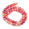 Natural Banded Agate Beads Strands G-B191-A01-8mm-3