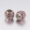 Alloy Rhinestone European Beads PALLOY-F200-03H-2