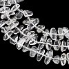 Natural Quartz Crystal Beads Strands G-P619-A01-01-4