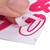 Number & Alphabet & Sign PVC Waterproof Self-Adhesive Sticker DIY-I073-04C-3