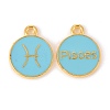 Alloy Enamel Pendants ENAM-S124-01B-16H-2