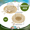 Straw Hat for Dolls DOLL-WH0002-42A-2