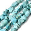 Natural Green Turquoise Beads Strands G-N0312-01-2