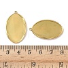 304 Stainless Steel Pendant Cabochon Settings STAS-D127-11G-3