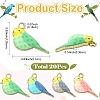 20Pcs 4 Colors Alloy Pendants ENAM-YW0009-44-2