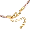 2.5MM Round Nylon Cotton Cord Necklace Making NJEW-C106-01G-06-3
