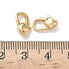 Brass Lobster Claw Clasps KK-Z136-21G-02-3