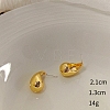 Teardrop Alloy Stud Earrings WG64463-15-1