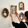 4Pcs 4 Styles Vintage Resin Photo Frame Stands AJEW-GA0010-60-4