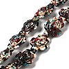 Synthetic Turquoise Dyed Beads Strands LS-G-P507-05F-1