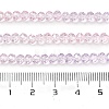 Transparent Painted Glass Beads Strands X1-DGLA-A034-T3mm-A05-3