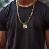 Tibetan Style Alloy Pendanrs LS-FIND-WH0199-392AG-5