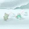 Alloy Enamel Stud Earrings for Women AL-CBA004A-03S-2