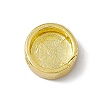 Real 18K Gold Plated Brass Enamel Beads KK-A170-01G-03-2