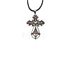 Cross Zinc Alloy Pendant Necklace VJ0126-08-1