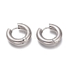 Tarnish Resistant 201 Stainless Steel Huggie Hoop Earrings EJEW-L256-05I-P-1