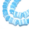 Dyed Natural Selenite Beads Strands G-T138-234D-3