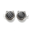 Cat Head Shape Alloy Enamel Adjustable Jean Button Pins MRMJ-P021-01P-1