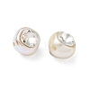 Baking Painted Acrylic & Rhinestone Beads RB-CBA19D7-04B-2