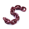 Transparent Acrylic Handmade Cable Chain AJEW-JB00545-04-2