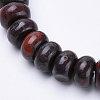 Natural Bloodstone Gemstone Beaded Stretch Bracelets BJEW-S127-06-2