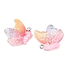 Transparent & Opaque Resin Pendants RESI-P048-02E-P-2