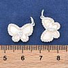 Brass Micro Pave Clear Cubic Zirconia Pendants SH-CBA197E-09S-3