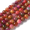 Natural Agate Beads Strands G-NH0001-G06-01-1