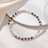 Dyed Natural Malaysia Jade & Synthetic Hematite Beaded Stretch Bracelets for Women BJEW-JB13069-04-1