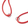 Adjustable Waxed Polyester Cord Bracelet Making AJEW-JB01313-02-2