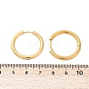 Ion Plating(IP) 304 Stainless Steel Huggie Hoop Earrings EJEW-O087-07B-5