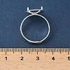Adjustable Brass 4 Prong Ring Settings KK-K414-04C-S-3