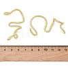 Brass Cuff Earrings for Women EJEW-A167-11G-5