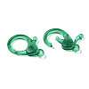 Transparent Acrylic Lobster Claw Clasps TACR-T023-01C-4