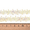 Baking Paint Electroplate Transparent Glass Beads Strands EGLA-N017-07-A05-4