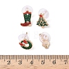 Christmas Theme Alloy Enamel Stud Earrings LS-EJEW-B068-02KCGG-03-3