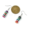 Dyed Shell Dangle Earrings EJEW-JE06083-3