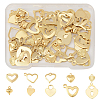 60Pcs 10 Styles Stainless Steel Charms STAS-FS0001-96-1