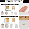 4500Pcs Brass Crimp Beads KK-PA0001-12-2