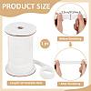 Flat Polyester Folding Elastic Cord OCOR-WH0120-55B-2