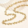 304 Stainless Steel Dolphin Link Chain Necklaces for Women NJEW-G201-02G-2
