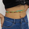 7Pcs 7 Colors Boho Glass Seed Beaded Waist Chains for Women WGEA542-01-2